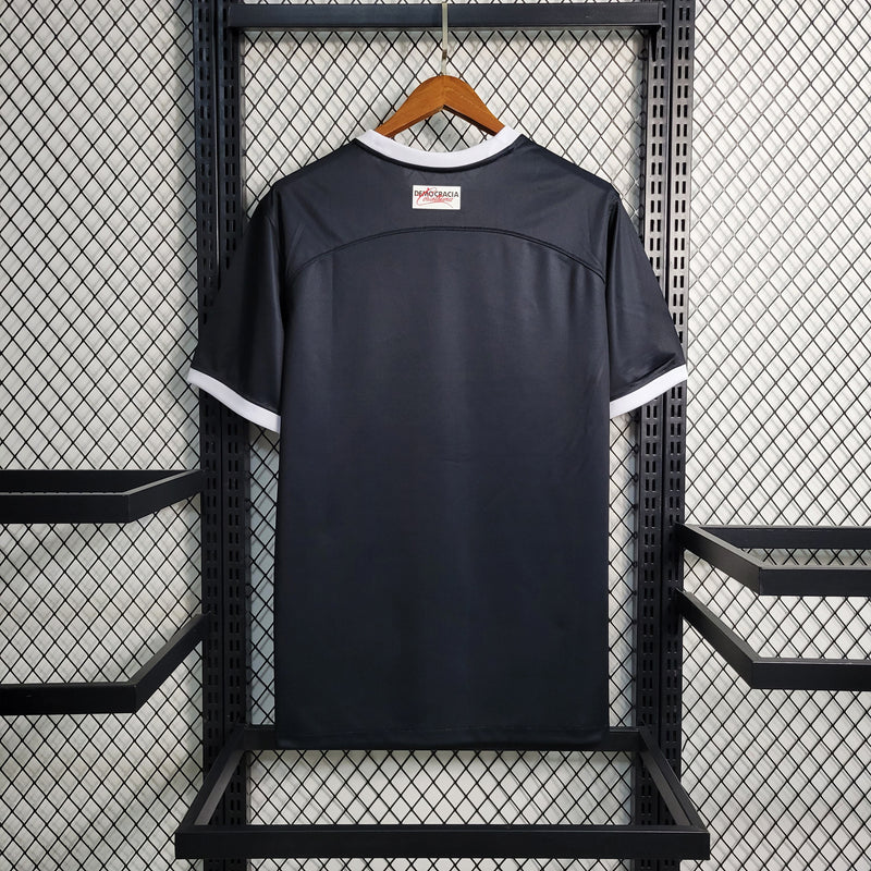 Camisa Corinthians - 23/24 - Branca/Preta – Confortável