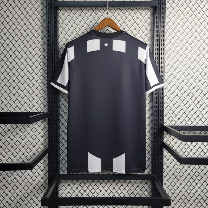 Camisa Botafogo - 23/24 - Preta/Branca – Elegante