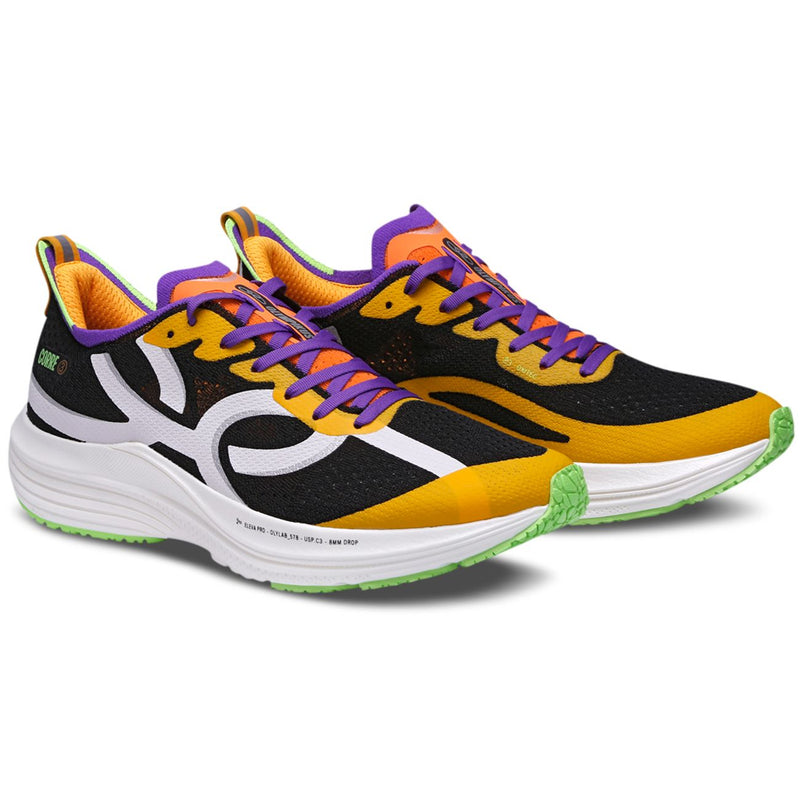 Tênis Olympikus Corre 3 Preto Preto e – Laranja Vívido