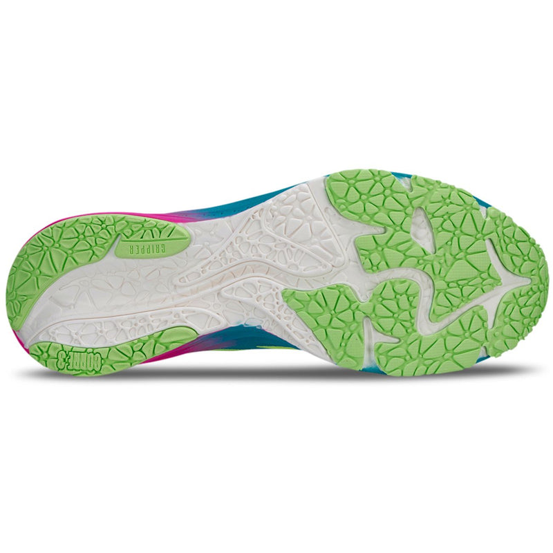 Tênis Corre 3 Verde//Rosa – Azul Royal