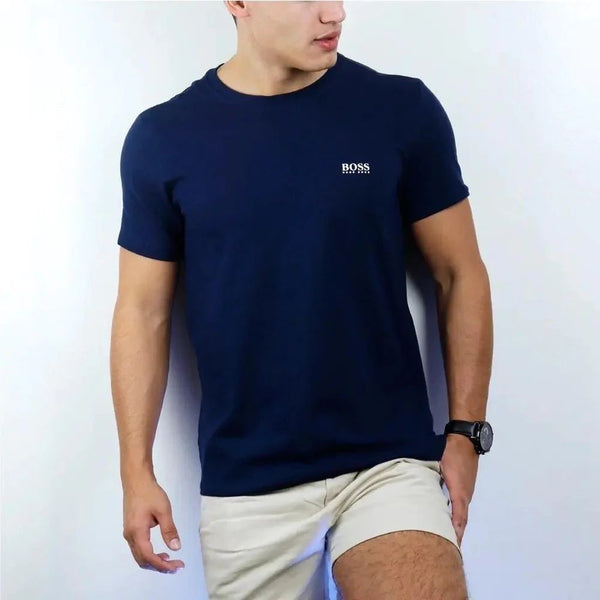 Camiseta ALGODÃO Premium Hugo – Boss Clássico