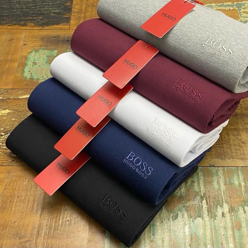 Camiseta ALGODÃO Premium Hugo – Boss Clássico
