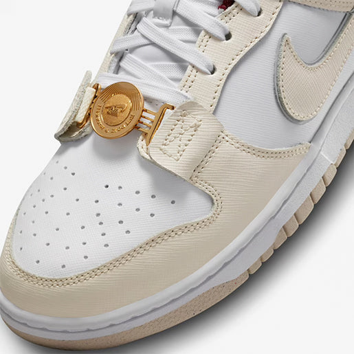 Dunk Low Just Do It White – Phantom Confortável